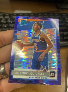 2020-21 NBA Donruss Optic Purple Pulsar Rated Rookie RC Immanuel Quickley #175