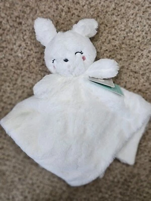 Gerber® Just Born® 15" x 15" Cuddleplush & Fleece Bunny Lovey/Manta de seguridad Foto 1 de 4