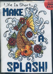 Design Works Make A Splash Kit punto croce contato 5 x 7 pollici nuovo - Foto 1 di 7