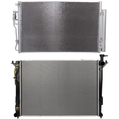 1x Radiator & AC Condenser Cooling Kit For 2011-2015 Kia Sorento Sport Utility - Image 1 of 4