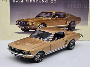 AUTOart 1967 Ford Mustang GT 390 Fastback Metallic Gold 72806 1:18 - READ / USED - Picture 1 of 16