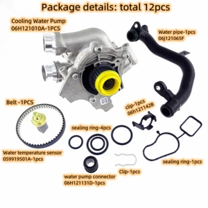 EA888 Cooling Water Pump Belt Washer kit 06H121010A VW Golf Eos Audi A3 A4 Q3 Q5 - Picture 1 of 5