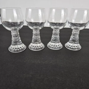 Juego de 4 copas de vino raras Crysatl vintage Rosenthal Thomas Bacchus - Imagen 1 de 7