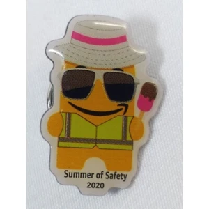 Amazon Peccy Safety Lapel Pin Summer Of Safety 2020 employee - Picture 1 of 2