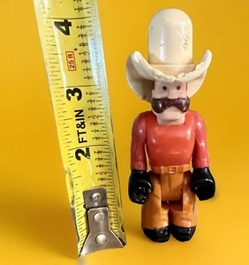 Vintage 1979 Fisher Price Husky Helper Rodeo Rig Cowboy Figure Loose - Picture 1 of 4