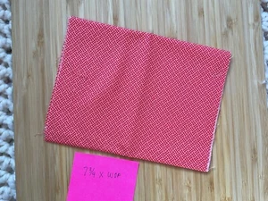 Bonnie & Camille Fabric Miss Kate Moda Red Basket weave - Picture 1 of 1