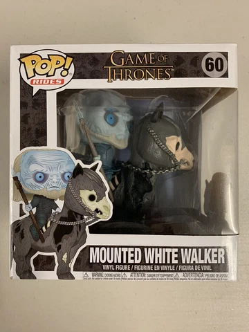 Mounted White Walker 60 ~ Game of Thrones ~ Funko Pop Vinyl ~ RIDES Cover