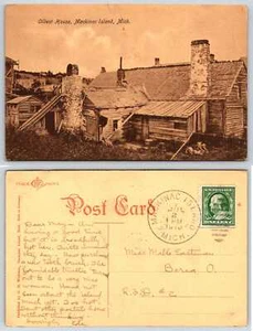 Postal de Mackinac Island Michigan OLDEST HOUSE 1910 R557 - Imagen 1 de 1