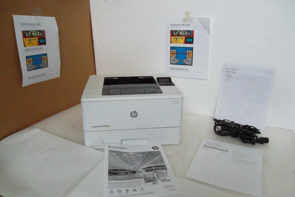 HP LaserJet Pro M402dne Printer USB Network Mono Duplex w/Toner 256MB C5J91A - Image 1 of 4