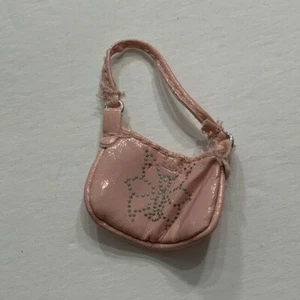 BRATZ DOLL ACCESSORIES PURSE SECRET DATE 2004 MEYGAN PINK SILVER PURSE BAG ONLY - Picture 1 of 3