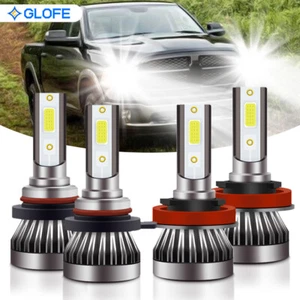 Kit combinado de bombillas de haz bajo y faros LED para RAM 1500 2500 3500 2011-2018 4x - Imagen 1 de 9
