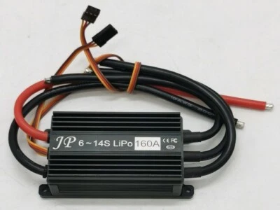JP Hobby 160A HV Amp Brushless Electronic Speed Controller ESC 14S For EDF Jets - Image 1 of 4