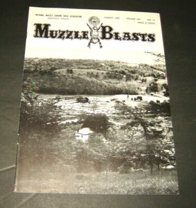 Muzzle Blasts Magazine August 1960 Muzzle Loading Riffle Association GUNS  - Picture 1 of 1