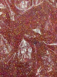 50g glass seed beads - Transparent, size 11/0 (approx 2mm) - choice of colours - Picture 1 of 1