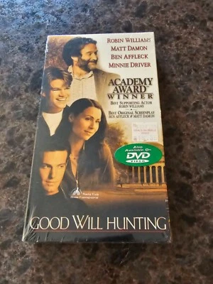 BRAND NEW Good Will Hunting (VHS; 1997) Matt Damon Robin William RARE Sealed OOP - Image 1 of 4