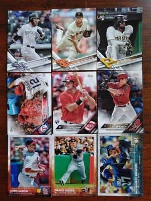 2014, 2015, 2016, 2017 и или 2018 Topps бейсбол выберите любые 4, чтобы завершить свой набор - Изображение 1 из 4