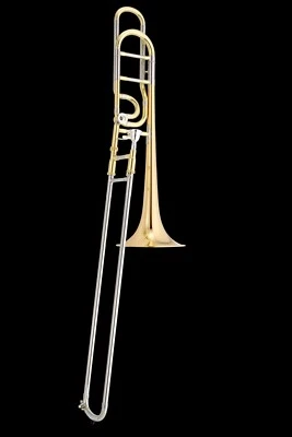 JUPITER Bb/F Posaune,JTB1150FROQ lackiert, 13,89 mm, Open Wrap, Goldmessing - Bild 1 von 2