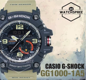 Casio G-Shock Master of G Mudmaster Series Twin Sensor Watch GG-1000-1A5 - Picture 1 of 5