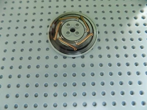 Lego Dish 6x6 Inverted Radar Hollow Studs Copper Black Machinery Pattern 4478 - Picture 1 of 2