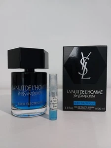 YSL La Nuit De L'Homme Bleu Electrique 2ml Message For More Information