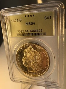 1879 S  PCGS MS64 Morgan Silver $1 Dollar PCGS Old Green Label - Picture 1 of 7