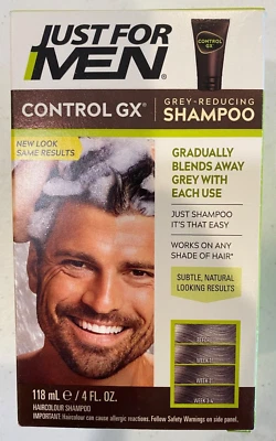 Just For Men Control GX Grey Reducing Shampoo, Gradually Colors Hair (1 pack) - Image 1 of 4