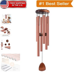 Elegant 37-Inch Garden Wind Chimes - Adjustable Deep Tone for Every Occasion - Picture 1 of 9