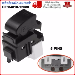 POWER WINDOW CONTROL SWITCH FOR TOYOTA L.CRUISER HILUX RAV4 84810-12080 901-701 - Picture 1 of 9