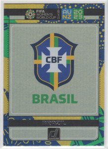 2023 Donruss Women's World Cup Team Badges #3 Brazil 