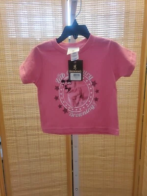 Browning Toddler Girls Shirt 2T Pink Short Sleeve The Lab of Luxury — 第 1/4 张图片