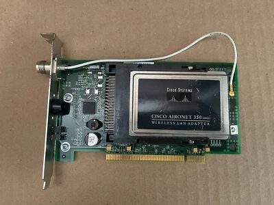 CISCO AIRONET AIR-PCI350 SERIES 2.4GHZ DS 11MBPS PCI WIRELESS LAN I3-4(11) - Image 1 of 4