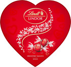 Lindt Lindor Heart Milk Chocolate Truffles Box - Approx 16 balls, 200g - with a