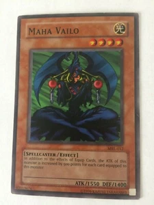 YuGiOh Unlimited Maha Vailo MRL-012 Super Rare LP Lightly Played - Picture 1 of 2