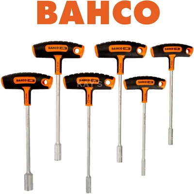 BAHCO Nut Driver Wrench Set T Handle Professional 6 Piece 5mm-13mm Sockets 903T3 - Image 1 of 4