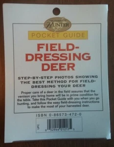 Complete Hunter© Pocket Guide Field Dress Deer Hunting Field Reference Booklets - Imagen 1 de 2