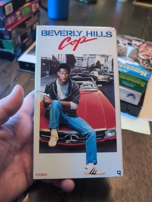 Vintage Beverly Hills Cop Eddie Murphy VHS Tape Movie Watermark 1984 - Image 1 of 4