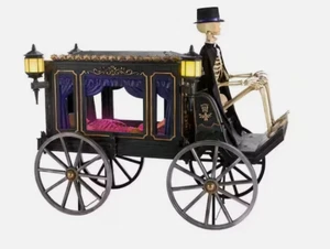 2025 Home Depot Home Accents Holiday 5 ft. Animated LED Hearse Halloween New - Picture 1 of 5