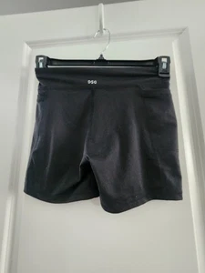 Girls Dsg Black Biker Shorts Size Medium 10-12. Great For Dance - Picture 1 of 4