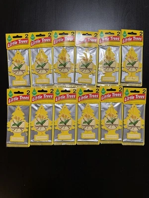 24 Vanilla  Little Trees FREE SHIPPING Car Air Freshener - Image 1 of 3
