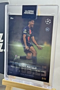 2025 Topps Total Football - Senny Mayulu RC #1335 Total Performers /99 - Picture 1 of 4