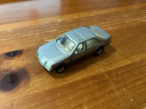 Vintage 1992 Matchbox Diecast 1:67 Scale Silver Mercedes-Benz 600 SEL Doors Open - Picture 1 of 4