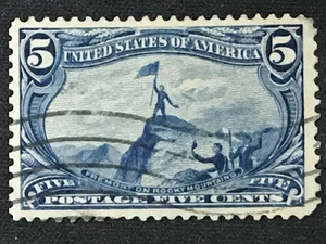 U.S. SC #288 gebraucht kleine Ecke dünn 1898 - Bild 1 von 1