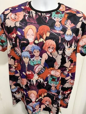 Fresh Prints of Tokyo T Shirt Adult Med by Drill Clothing Manga Anime All Over - image 1 of 4