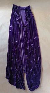 Lila Merlin Unisex Geist Halloween Cape Samt Umhang Cosplay Größe Large - Bild 1 von 10