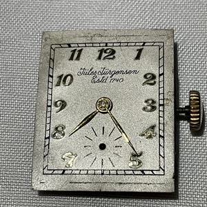 ALTE DAMEN JULES JURGENSEN TANK ARMBANDUHR 17J UHRWERK ZIFFERBLATT LÄUFT LESEN - Bild 1 von 3