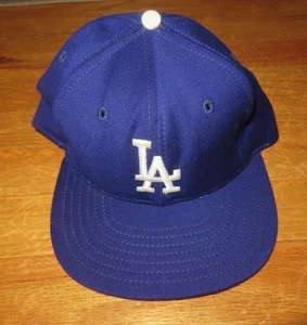 Vintage ROMAN Pro 1970s LOS ANGELES DODGERS (Size 7 1/2) Cap Old New Stock - Picture 1 of 5