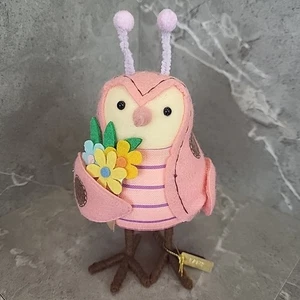 " LADY " Bug Easter Spring Target Spritz 2024 Featherly Friends Fabric Bird EUC - Picture 1 of 6