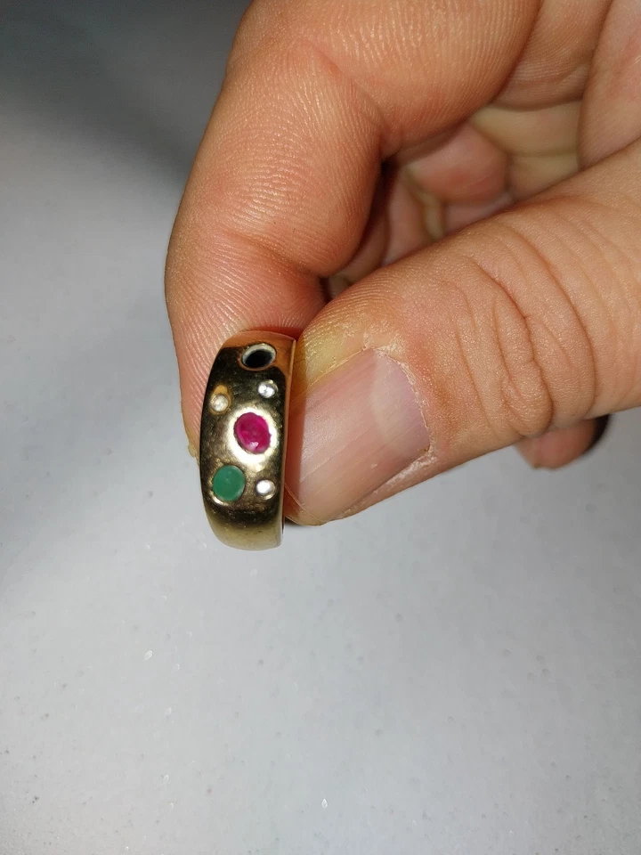 Damenring 333 Gold Gestempelt - Bild 1 von 4