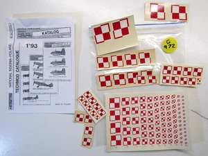 Techmod Variuous Scale Assorted Decal Sheets Polish Insignia - Picture 1 of 1