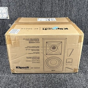Par de altavoces de elevación Dolby Atmos Klipsch Ref Premiere RP-500SA ébano - Imagen 1 de 4